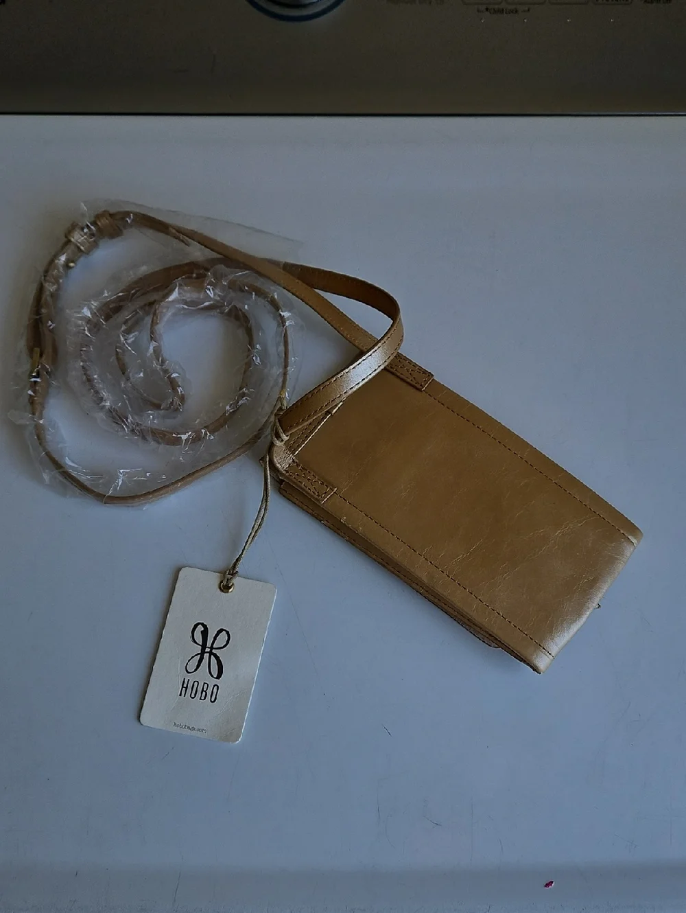 New HOBO token gold dust crossbody